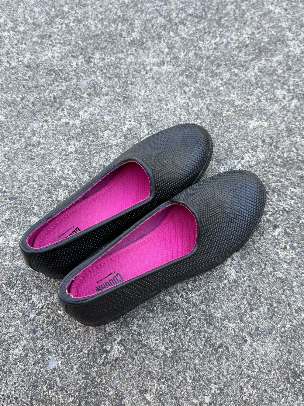 Cougar Ruby Waterproof Rain Clogs Black Pink Lining Size 9 Unique - Picture 4 of 8